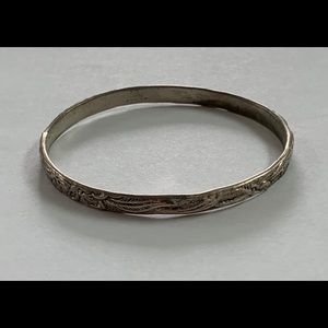 17.7 TAXCO Mexico Sign 925 Silver Bangle Bracelet
